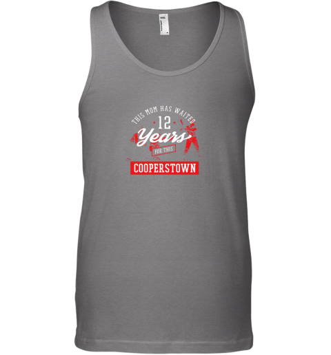 ycr1 this mom has waited 12 years baseball sports cooperstown unisex tank 17 front graphite heather