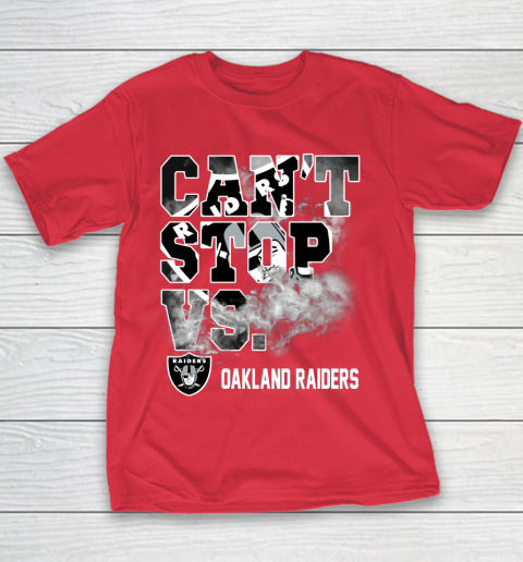 NFL Oakland Raiders Can't Stop Vs Youth T-Shirt 7