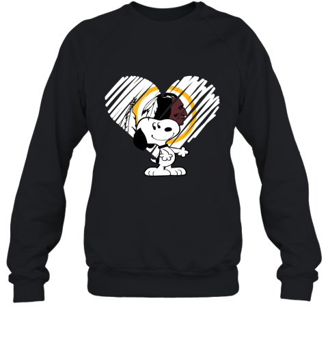 I Love Snoopy Washington Redskins In My Heart NFL Sweatshirt