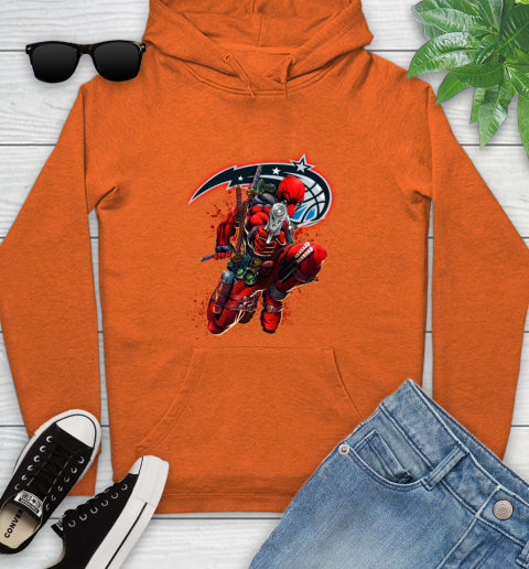 NBA Deadpool Marvel Comics Sports Basketball Orlando Magic Youth Hoodie 5