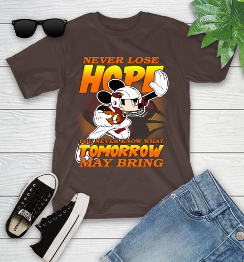 Atlanta Falcons NFL Football Mickey Disney Never Lose Hope (2) Youth T-Shirt 7