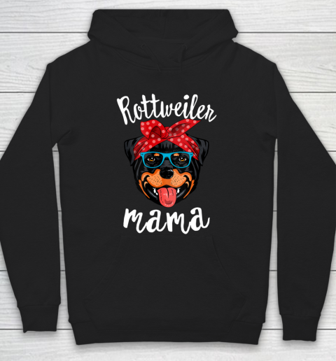 Dog Mom Shirt Rottweiler Mama Puppy Mom Dog Mama Lover Gift Hoodie