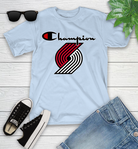 NBA Basketball Portland Trail Blazers Champion Shirt Youth T-Shirt 5