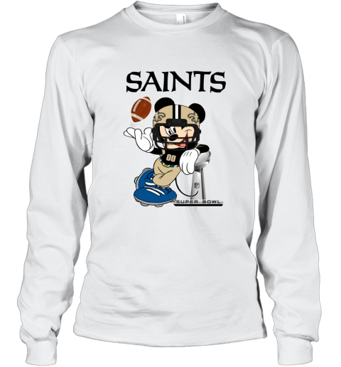 NFL New Orleans Saints Mickey Mouse Disney Football T Shirt Youth