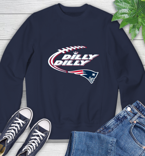 NFL New England Patriots Dilly Dilly Football Sports Sweatshirt 3