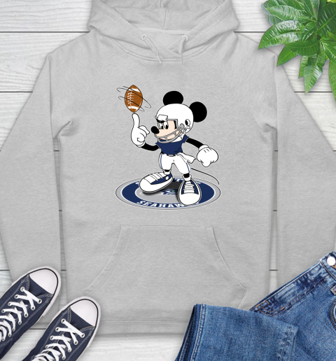 NFL Football Seattle Seahawks Cheerful Mickey Disney Shirt Hoodie 6