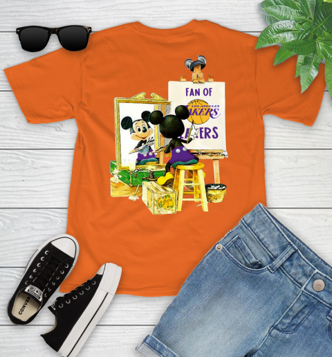 NBA Basketball Los Angeles Lakers Mickey Drawing Shirt 102 NBA Basketball Los Angeles Lakers Mickey Drawing Shirt - Image 102