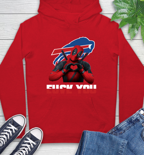 NHL Buffalo Bills Deadpool Love You Fuck You Football Sports Hoodie 10