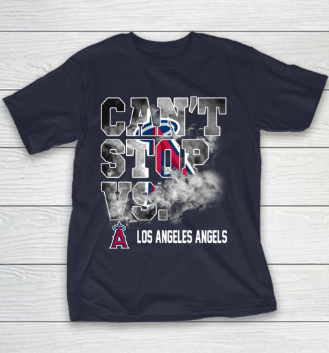 MLB Los Angeles Angels Baseball Can't Stop Vs Los Angeles Angels Youth T-Shirt 2