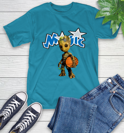 Orlando Magic NBA Basketball Groot Marvel Guardians Of The Galaxy T-Shirt 8