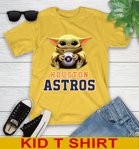 MLB Baseball Houston Astros Star Wars Baby Yoda Shirt 108