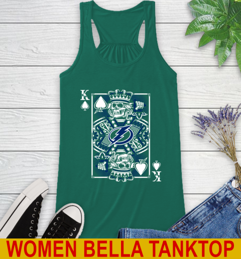 Tampa Bay Lightning NHL Hockey The King Of Spades Death Cards Shirt Racerback Tank 5