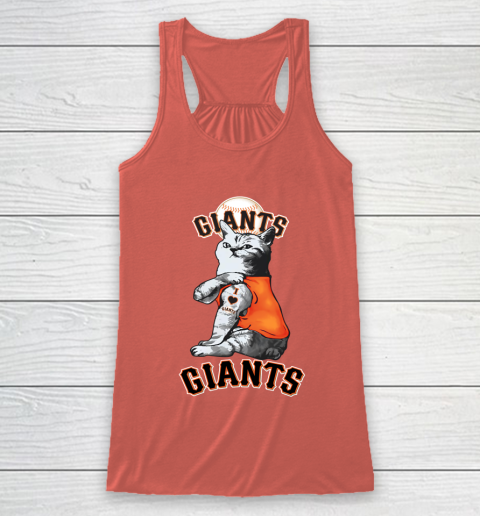 MLB Baseball My Cat Loves San Francisco Giants Racerback Tank 3