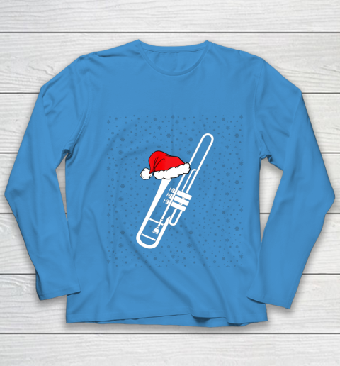 Christmas Gift Trombone Santa Trombone Funny Xmas Pajama Youth Long Sleeve 5
