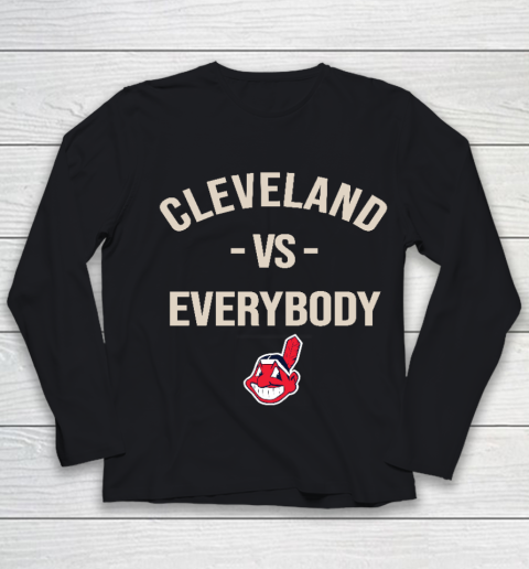 Cleveland Indians Vs Everybody Youth Long Sleeve