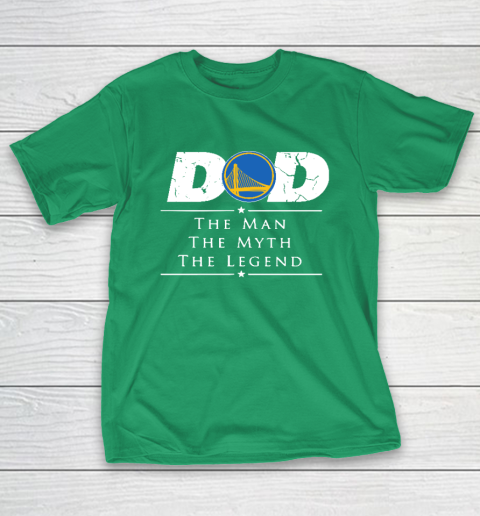 Golden State Warriors NBA Basketball Dad The Man The Myth The Legend T-Shirt 5