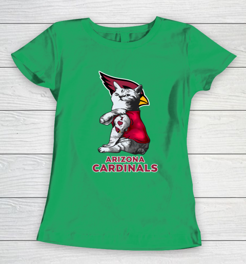 NFL Football My Cat Loves Arizona Cardinals Women's T-Shirt 5