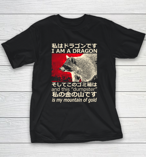 I Am A Dragon And This Dumpster Is My Mountain Of Gold Youth T-Shirt