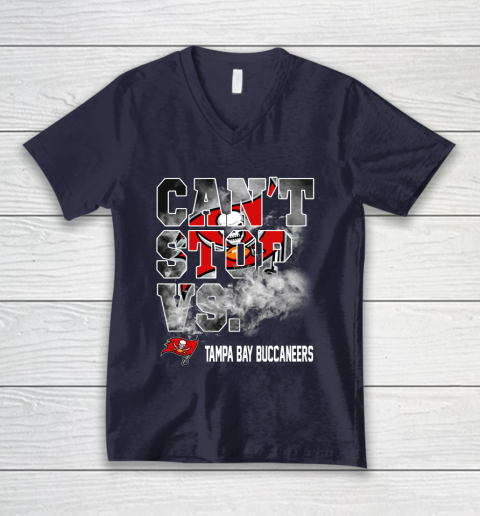 NFL Tampa Bay Buccaneers Can't Stop Vs V-Neck T-Shirt 2