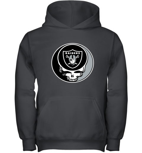 NFL Oakland Raiders Grateful Dead Rock Band Football Sports pvJon4Lu5pU youth hoodie 43 95 151514 front black