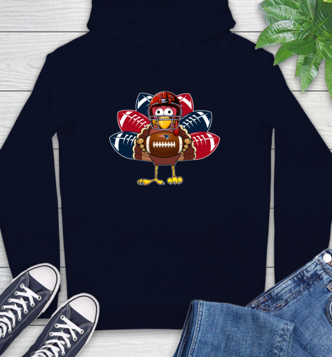 New England Patriots Turkey Thanksgiving Day Hoodie 4
