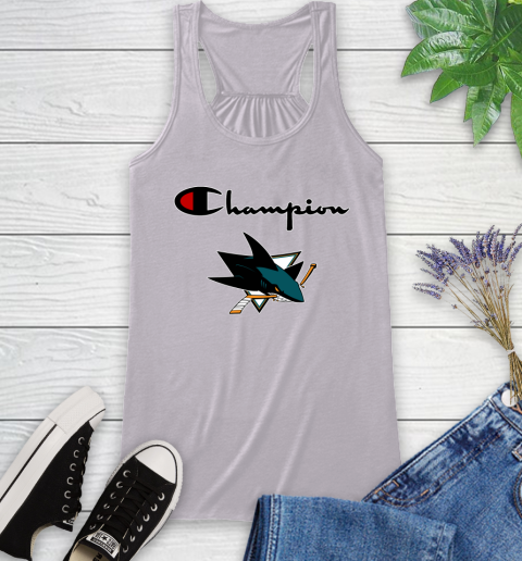 NHL Hockey San Jose Sharks Champion Shirt Racerback Tank 3