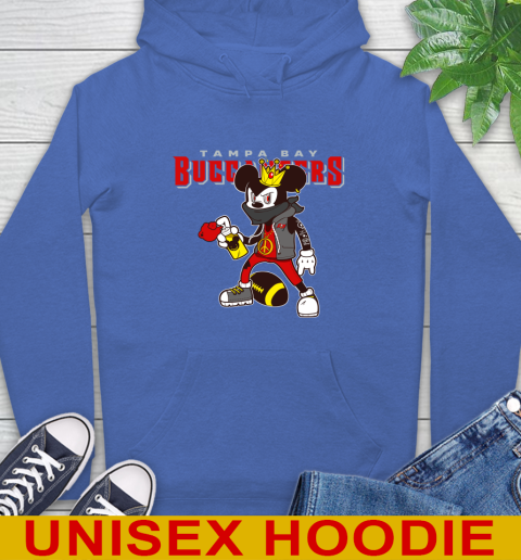 Tampa Bay Buccaneers NFL Football Mickey Peace Sign Sports Hoodie 9