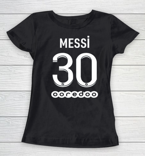 Paris Saint Germain match shirt 2021 2022 with Messi 30 Women's T-Shirt