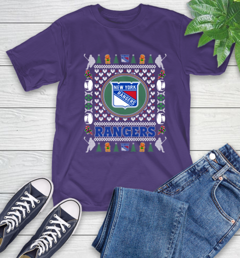 New York Rangers Merry Christmas NHL Hockey Loyal Fan Ugly Shirt 5