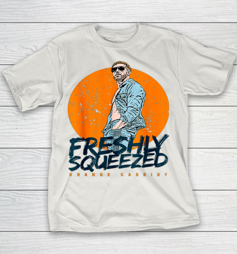 Wrestling Freshly Squeezed Orange Cassidy AEW Wrestler Youth T-Shirt 8