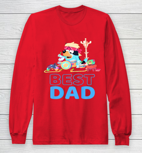 Bluey Best Dad Matching Family For Lover Long Sleeve T-Shirt 7