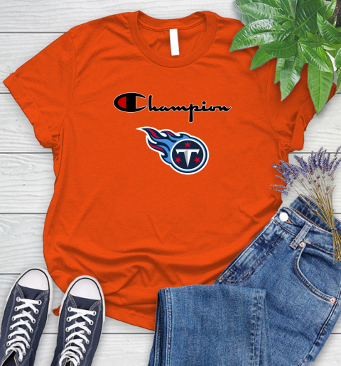 NFL Football Tennessee Titans Champion Shirt Women's T-Shirt 2