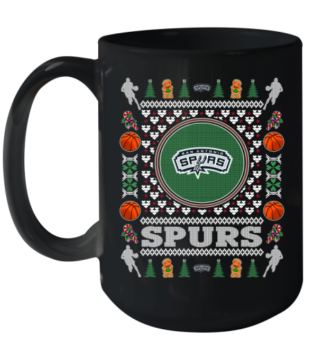 San Antonio Spurs Merry Christmas NBA Basketball Loyal Fan Ceramic Mug 15oz