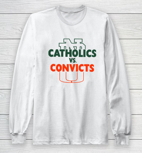 Catholics Vs Convicts Classic Long Sleeve T-Shirt