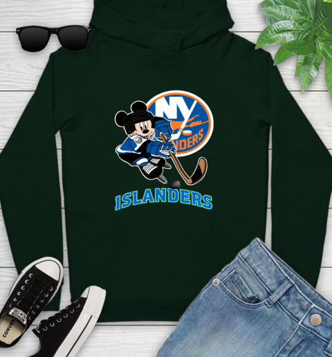 NHL New York Islanders Mickey Mouse Disney Hockey T Shirt Youth Hoodie 13