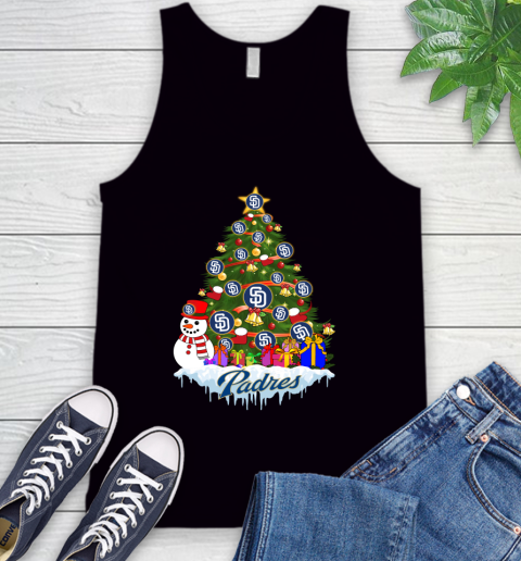 San Diego Padres Merry Christmas MLB Baseball Sports Tank Top 2