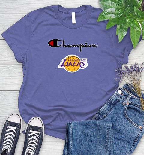 NBA Basketball Los Angeles Lakers Champion Shirt Women's T-Shirt 12