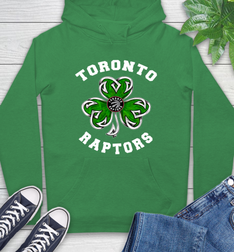 NBA Toronto Raptors Three Leaf Clover St Patrick's Day Basketball Sports Hoodie 8