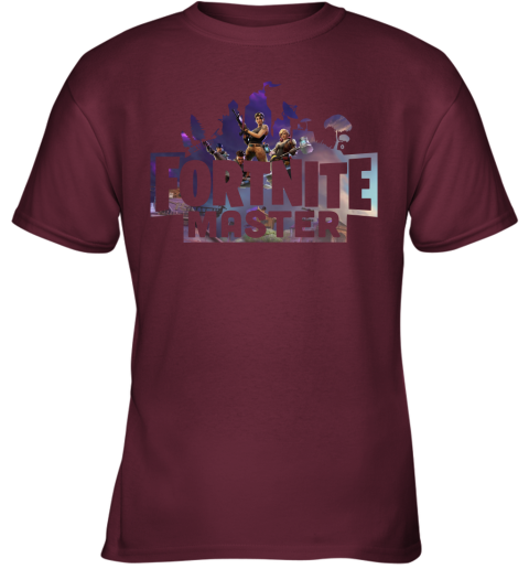56fu fortnite master for pro gamers shirts youth t shirt 26 front maroon