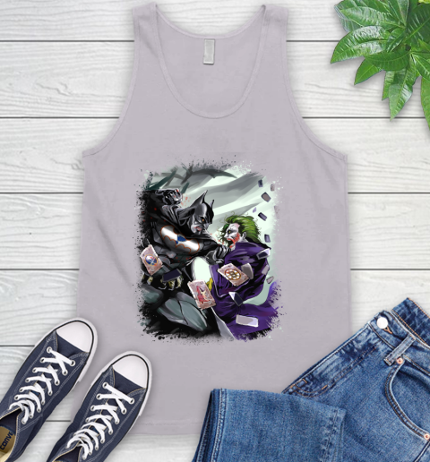 St.Louis Blues NHL Hockey Batman Fighting Joker DC Comics Tank Top - Image 5