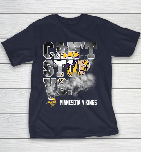 NFL Minnesota Vikings Can't Stop Vs Youth T-Shirt 2