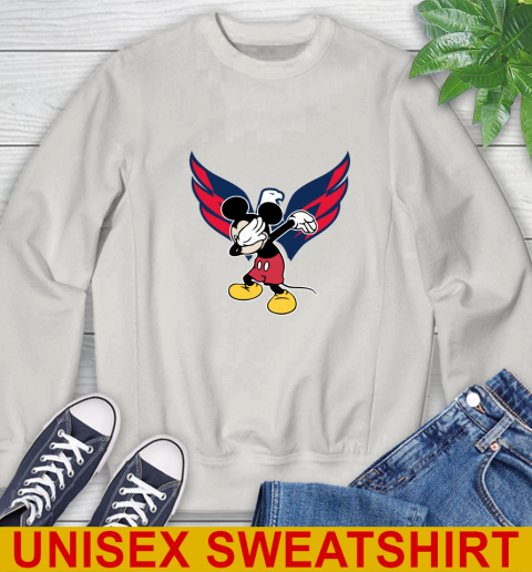 Washington Capitals NHL Hockey Dabbing Mickey Disney Sports Sweatshirt 12