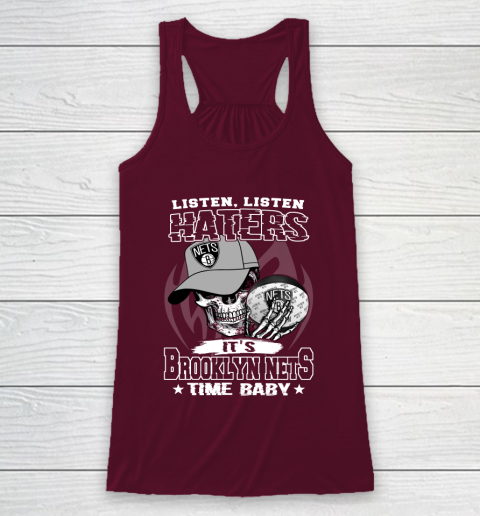 Listen Haters It is NETS Time Baby NBA Racerback Tank 2