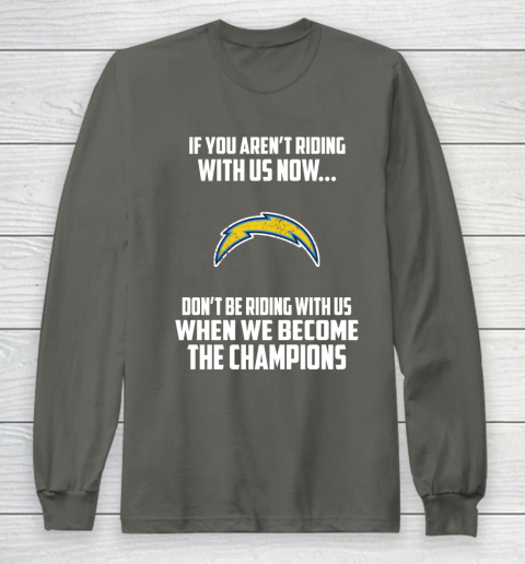 NFL Los Angeles Chargers Football We Become The Champions Long Sleeve T-Shirt 5