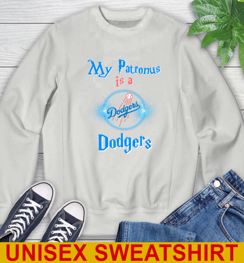 MLB Baseball Harry Potter My Patronus Is A Los Angeles Dodgers Sweatshirt 5