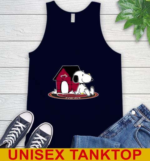 NBA Basketball Miami Heat Snoopy The Peanuts Movie Shirt Tank Top 3