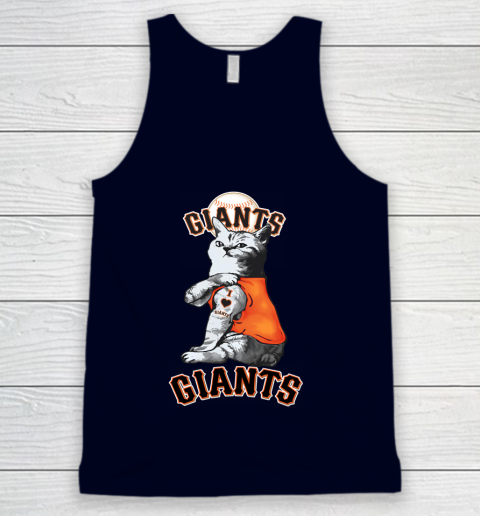 MLB Baseball My Cat Loves San Francisco Giants Tank Top 2