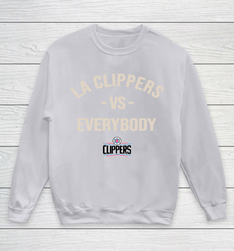 LA Clippers Vs Everybody Youth Sweatshirt 3