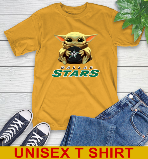 NHL Hockey Dallas Stars Star Wars Baby Yoda Shirt 3