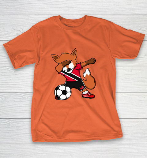 Dabbing Fox Trinidad and Tobago Soccer Fans Jersey Football T-Shirt 17